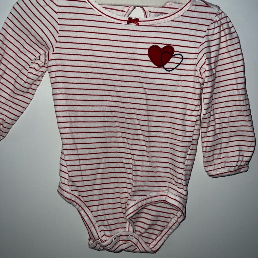 Carter's Red Heart 2 Piece outfit